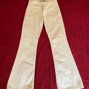 70's (vintage-look) high rise flare corduroy pants